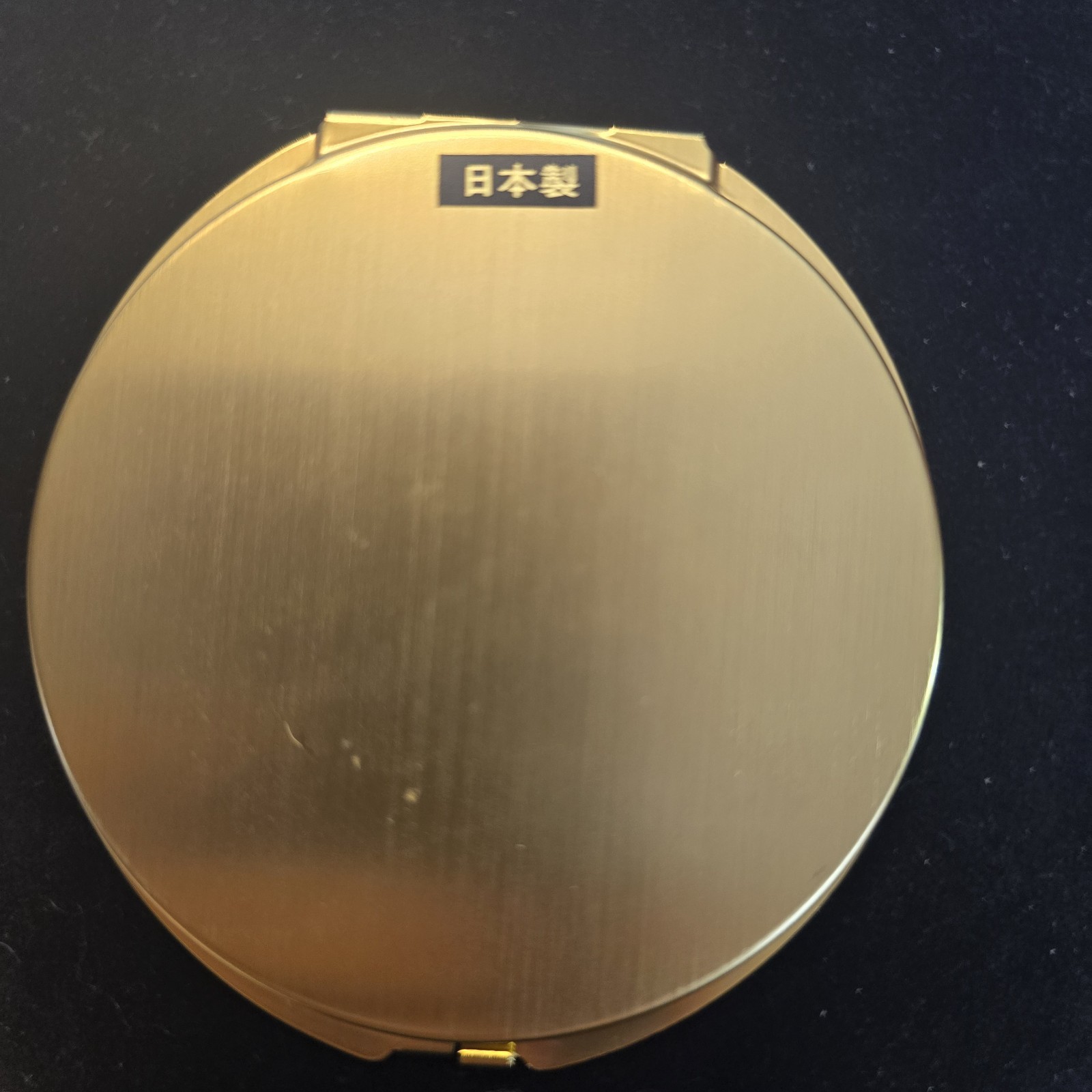 VINTAGE JAPANESE CHOKIN METAL ART COMPACT CASE