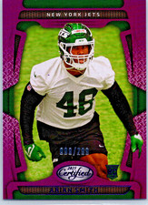 2025 Panini Certified #158 Arian Smith RC Mirror Purple 98/299 Card NFL NY Jets