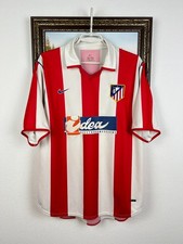 Atletico Madrid Home football shirt 2001 Soccer Nike Jersey Mens Trikot Size L