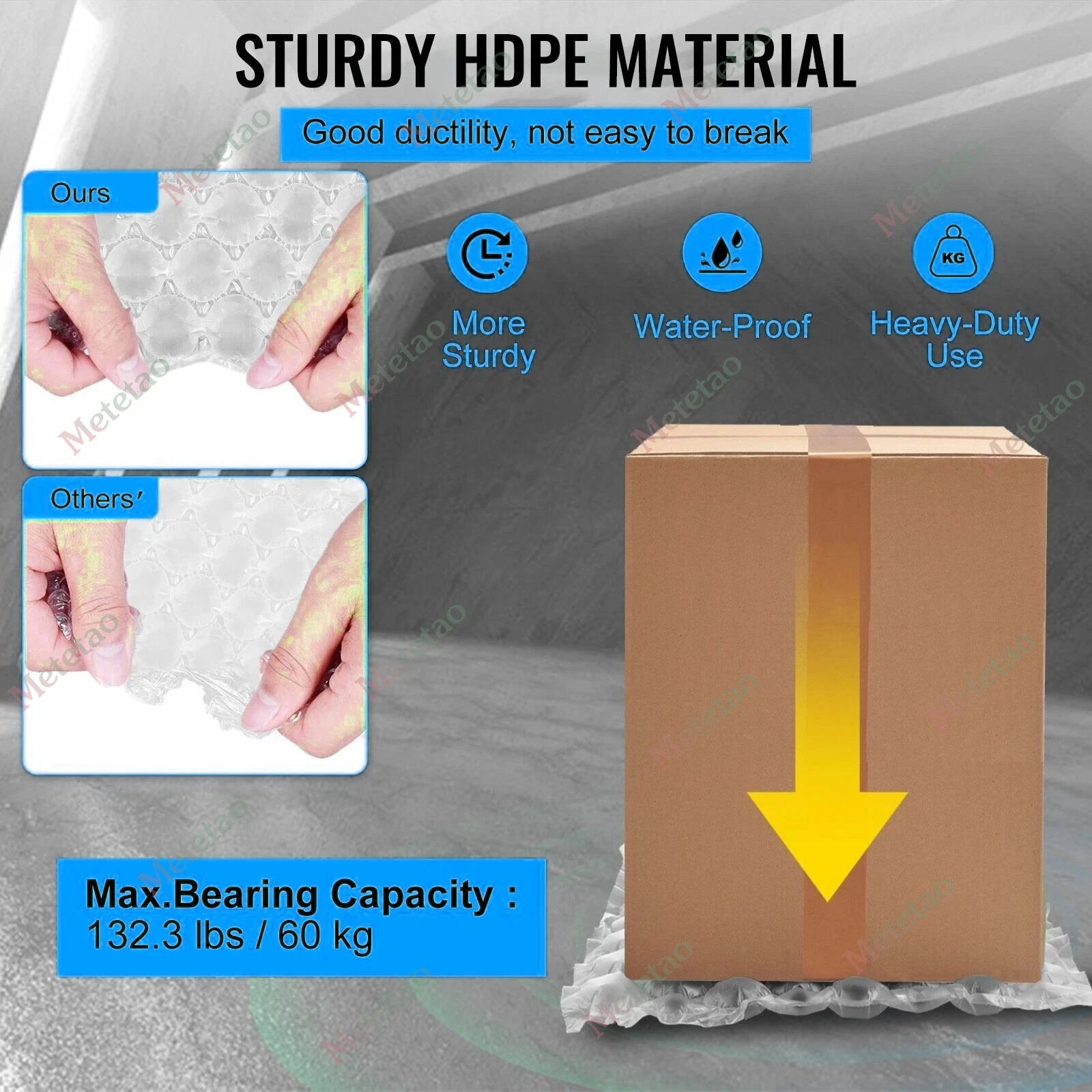 Air Pillow Film Cushion Roll 984' x 16" Small Bubble for Packaging 4 PACK image 9