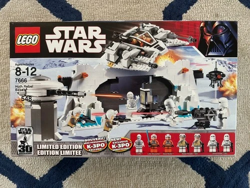 LEGO Star Wars: Hoth Rebel Base (7666) - RARE - NEW in factory sealed box