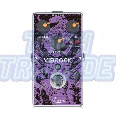 Rowin Vibe Chorus Tremolo Guitar Effect Pedal True Bypass Mini Design Full Metal