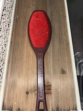 Vintage Helmac Lint Brush Double Sided Red Velvet Office Home Closet