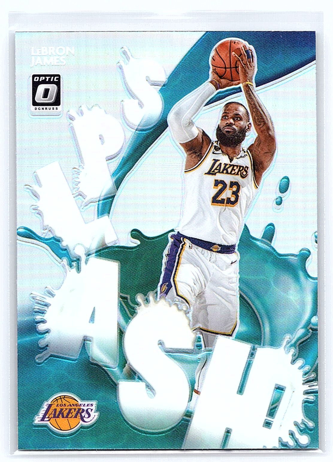 2020-21 Donruss Optic #13 LeBron James Splash! Holo