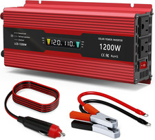 1200W Car Power Inverter DC 12V to 110V AC Converter 1200W Inverter Power Invert