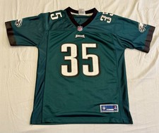 NFL Pro Line Philadelphia Eagles Jersey Green Boston Scott #35 Youth Size L