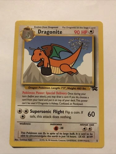 Pokémon TCG Dragonite Black Star Promo Card #5