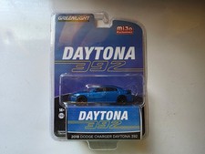 Greenlight 51424 2018 Dodge Charger Daytona 392 Blue 1:64 Diecast Model Car