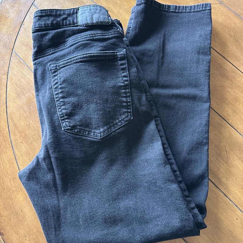 American Eagle Jeans Mens 32x30 Black Airflex +