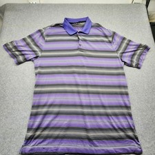 Nike Polo Shirt Golf Men's XL Tour Performance Striped Short Sleeve Hombre Golf