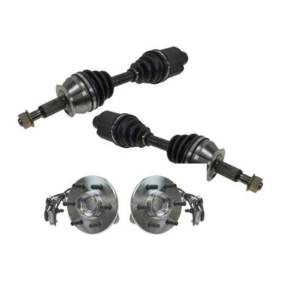 Front 4pc CV Axle & Hub Bearing Kit Dodge Durango 2001-2003 CSA64085