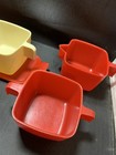 Vintage Federal Tool Corp Retro Red & Ivory Sugar/creamer/S&P 17pcs — photo 3