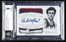 2012 Flawless Greats 10/25 Paul Westphal #24 BGS 9 MINT Dual Patch Auto HOF 3d3