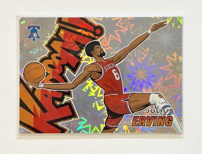 2024-25 Panini Revolution KABOOM CASE HIT SSP Julius Erving #31