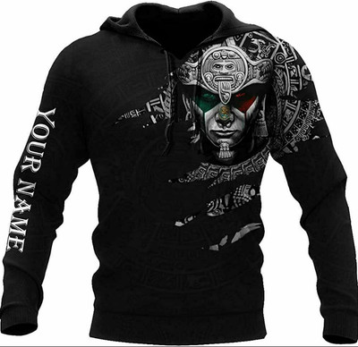 Personalized Aztec Warrior Mexico Mexican Hoodie 3d, trending clothing 3d