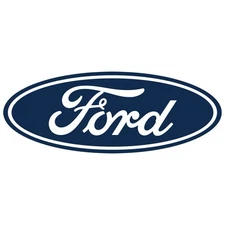Ford Oval Logo Die Cut Vinyl Decal Multiple Colors and Sizes 8”