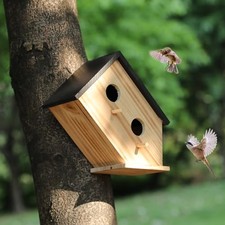 Bird House for Outside-Wren Bird House for Outdoor-Wooden Birdhouse 1 WOODEN