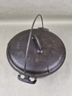 Antique GRISWOLD CAST IRON #9 Tite Top Baster Dutch Oven POT & LID Slant Logo