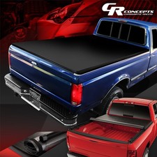 Roll-up Truck Bed Top Soft Tonneau Cover For 73-98 Ford F-series 6.5ft Fleetside