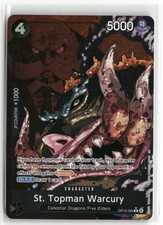 St. Topman Warcury (Alternate Art) OP13-089 Carrying On His Will One Piece Foil 