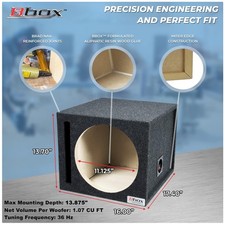 12 Inch Subwoofer Enclosure - Enhanced Sound Quality