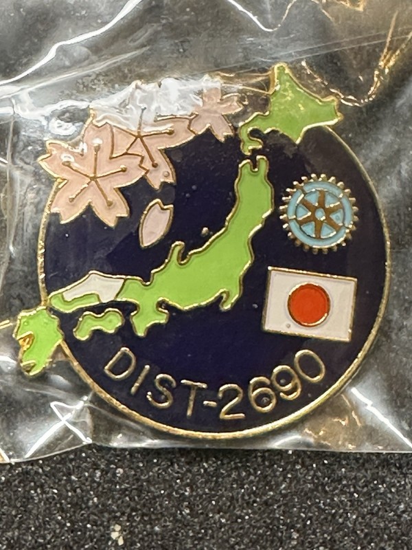 Rotary Club Pins Lot Of 3, Vintage , Fancy pin And International pins, very nice