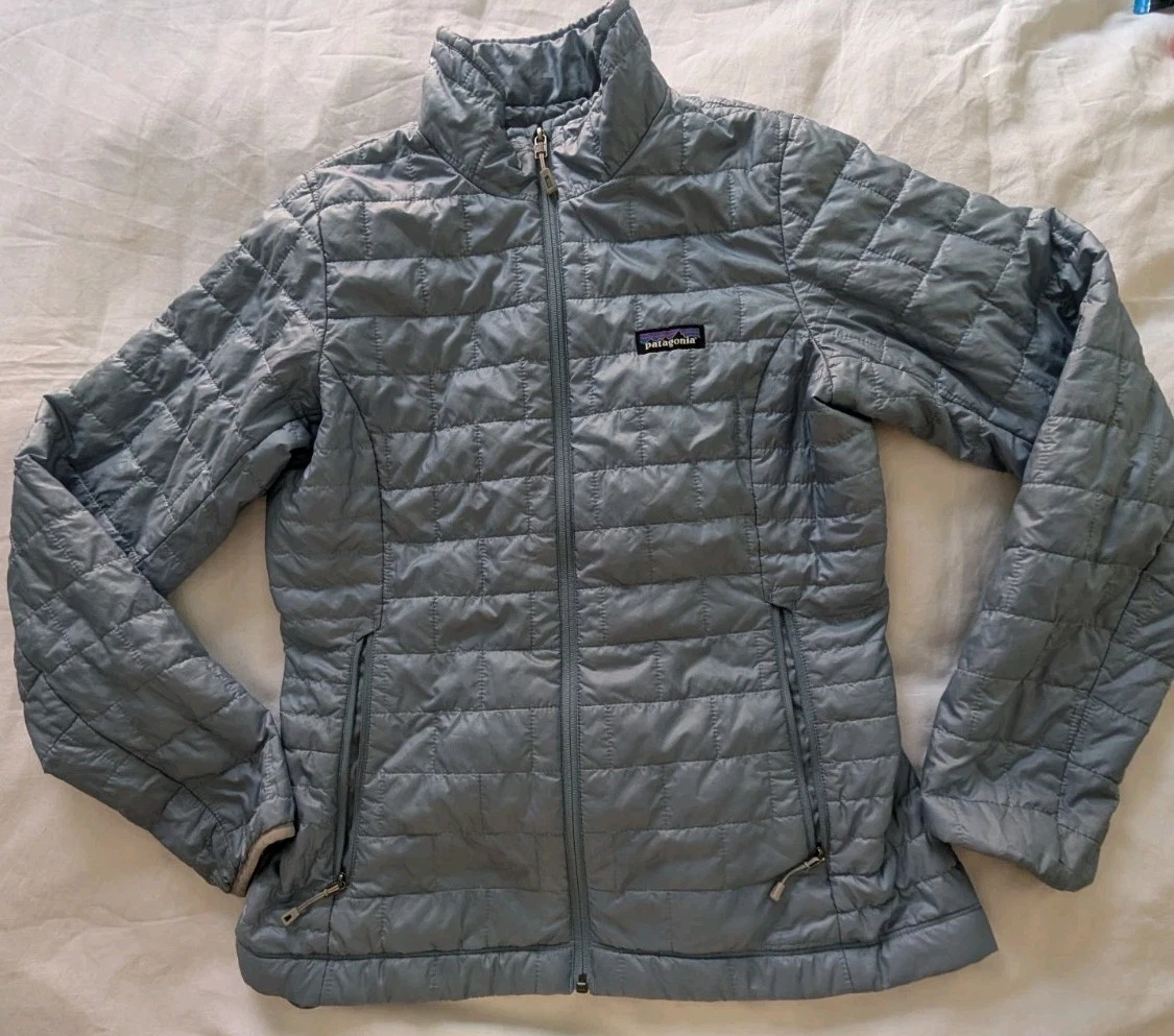 Patagonia Nano Puff Blue Primaloft Sweater Jacket Womens Medium Style84217fa21