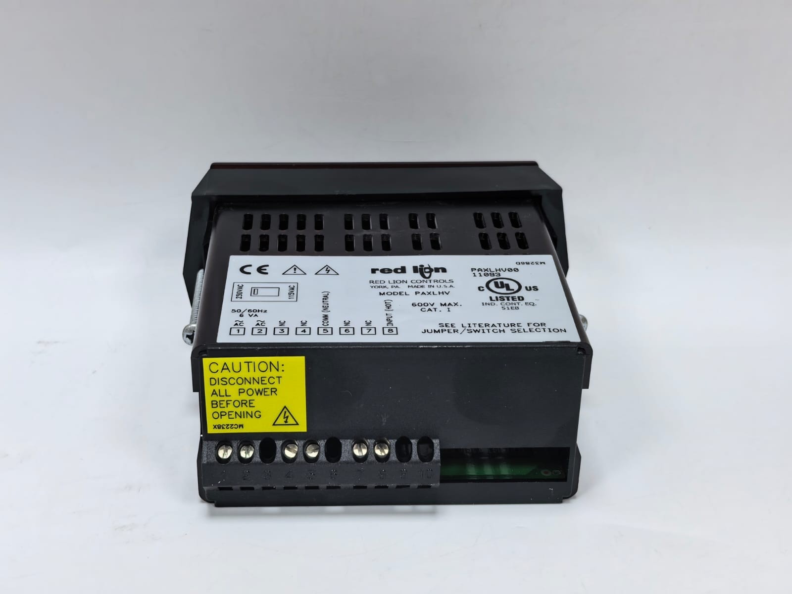 Red Lion Controls PAXLHV00 RED LION CONTROLS PAXLHV DIGITAL PANEL AC VOLTMETER PAXLHV00 7