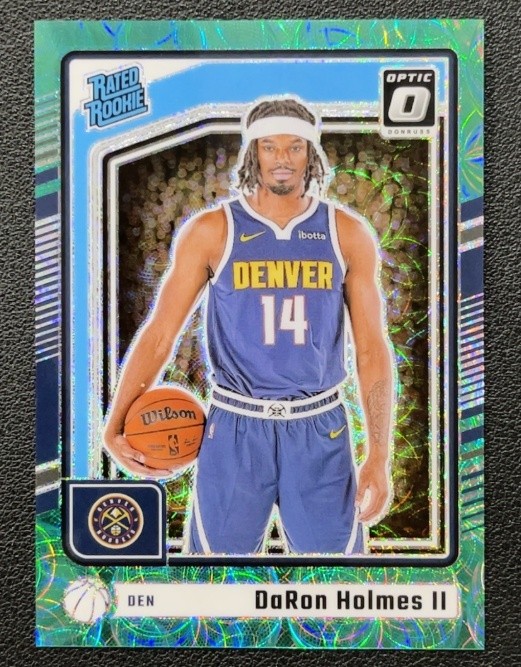 Daron Holmes II 2024-25 Panini Donruss Optic Green international /25 #262