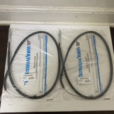 2pc Motorcycle Clutch Cable New Sealed Black Replacement 1 Pc OEM Style Cable HD