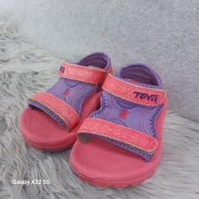 Teva Toddler Psyclone XLT Sandals Pink Design Purple Size 8