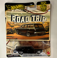 Hot Wheels Car Culture Road Trip 1964 Chevy Nova Station Wagon Black 1:64