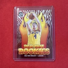 2024-25 Panini Donruss Optic - Red Hot Rookies Dalton Knecht #10 Holo Prizm (RC)