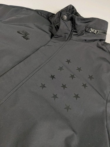 Nike Air Short Sleeve Windbreaker Jacket Men's Size Medium Black Softshell VGC - Picture 4 of 9