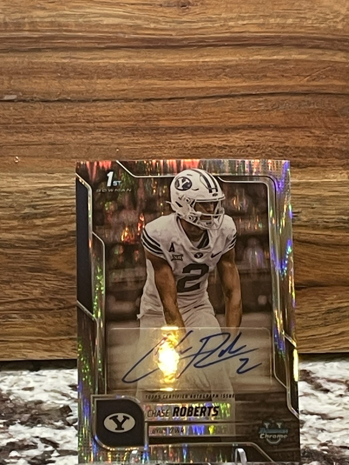 2025 Bowman Chrome U - Chrome Prospect Autographs Chase Roberts #BCA-CR (AU,RC)