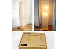 Ikea Stehlampe Stehleuchte, Reispapier-Lampenschirm, Lampe, Leuchte, NEU