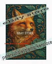 500 piece jigsaw puzzle Fox Floral Woodland nature