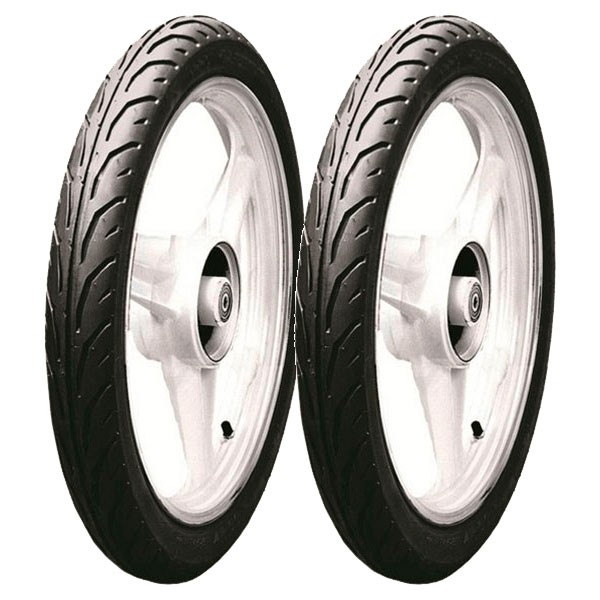 TYRE PAIR DUNLOP 2.75-17 47P + 2.75-17 47P TT900