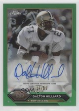 2023 Composite Topps Chrome Green Refractor 35/99 Dalton Hilliard Auto 3hd