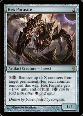 1x Hex Parasite Light Play MTG Magic - Kid Icarus -