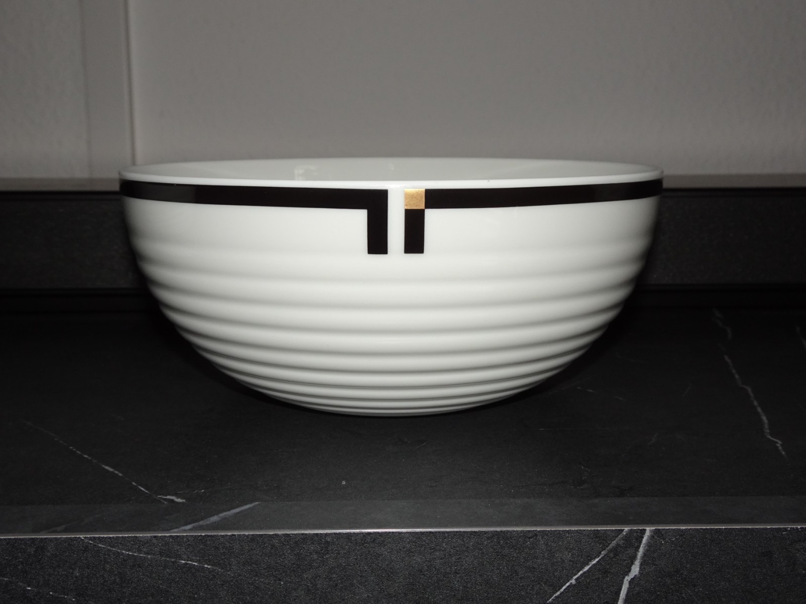 Rosenthal Cupola Nera Studio-Linie wunderschöne Schüssel 18 cm x 8 cm 1.Wahl