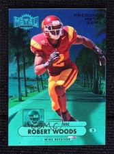 2013 Fleer Retro 1998 Metal Universe Blue PMG 28/50 Robert Woods #M-33 7ez