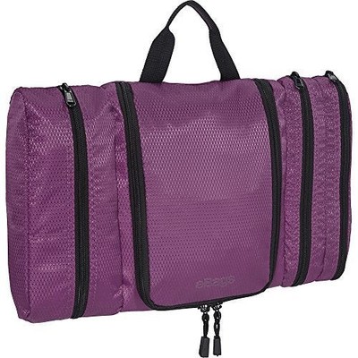 eBags Pack-it-Flat Toiletry Bag Eggplant/Purple Hanging Travel Organizer