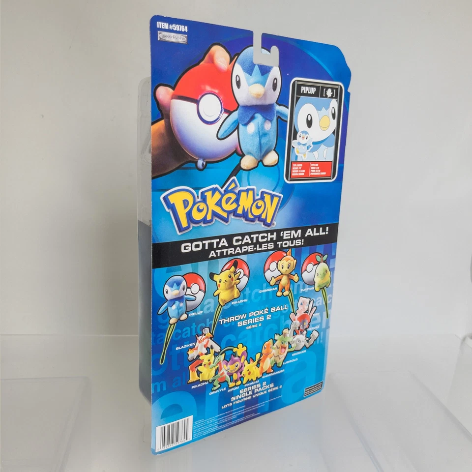 Jakks Pacific - Pokemon Series 2 - Throw Poke Ball PIPLUP *NON-MINT* - Image 2 of 3