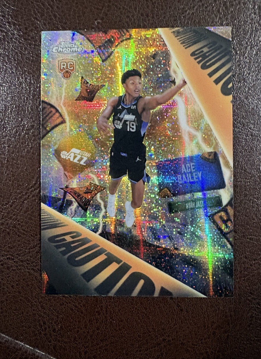 2025-2026 Topps Chrome Ace Bailey Advisory Insert RC SSP Case Hit