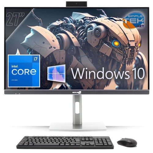 Tout en Un 27 " 4K i7 RAM 8GB SSD 120GB Windows 10 Pro Ordinateur Gaming Vesa - - Afbeelding 8 van 11