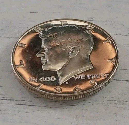 1969-S 40% Silver Kennedy Half Dollar - Lower Quality Cameo Proof #3
