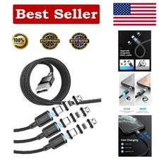 Universal Magnetic Charging Cable Set - 3 Functional Lengths for Convenience