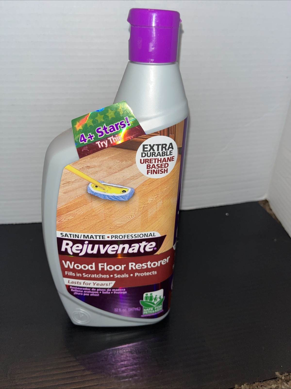 Rejuvenate Wood Floor Professional Restorer High Gloss Hardwood Floors 32oz New