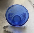Vintage Hazel Atlas Cobalt Blue Glass Cocktail Shaker Windmill Barware — photo 5